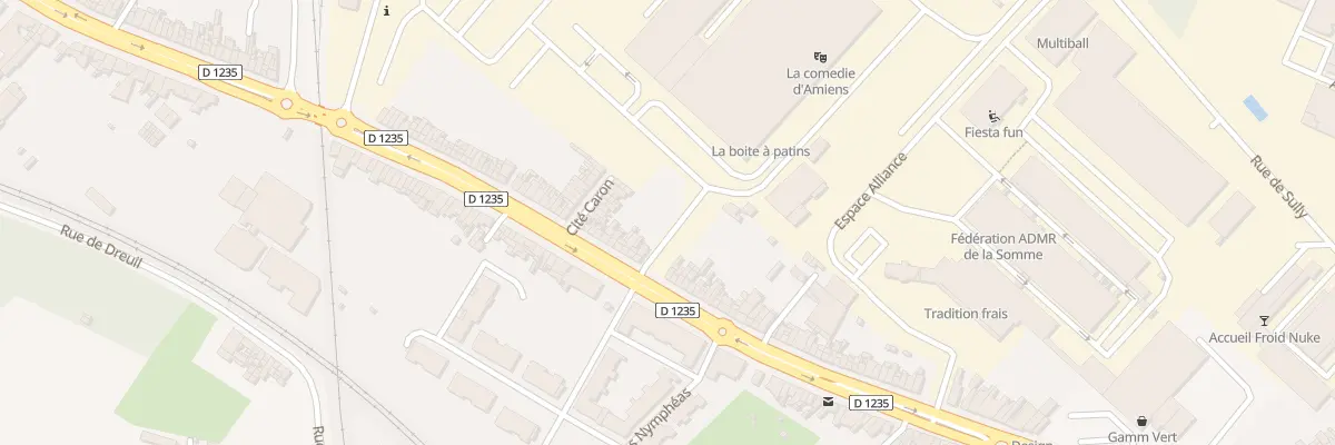 Plan du 126 Rue d’Abbeville à Amiens