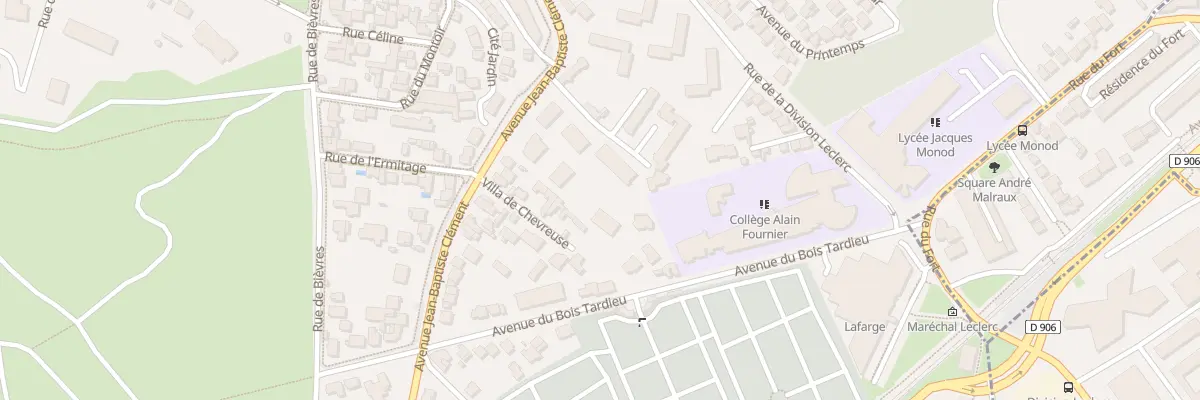 Plan du 71 Av Jean-baptiste Clément à Clamart
