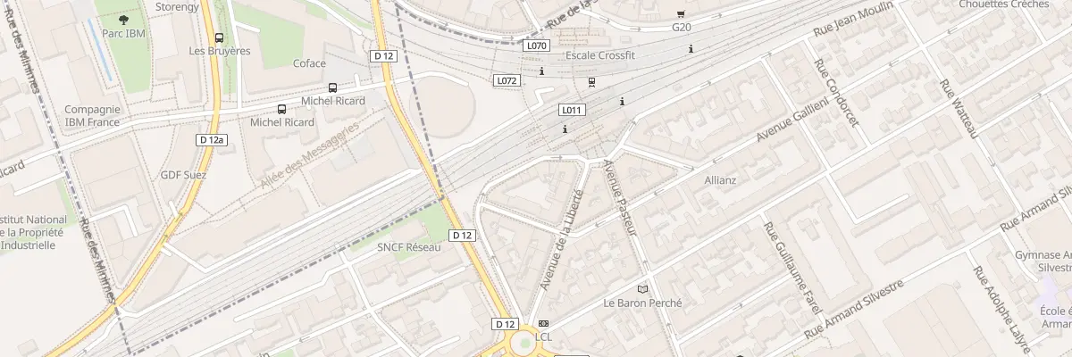Plan du 18 Rue Edgar Quinet à Courbevoie