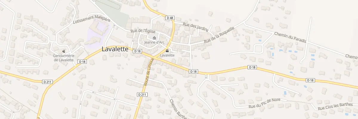 Plan du 7B Le Village à Lavalette