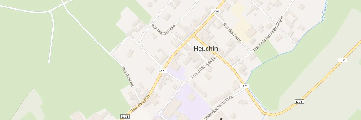Plan du 2 Rue d’Hesdin à Heuchin