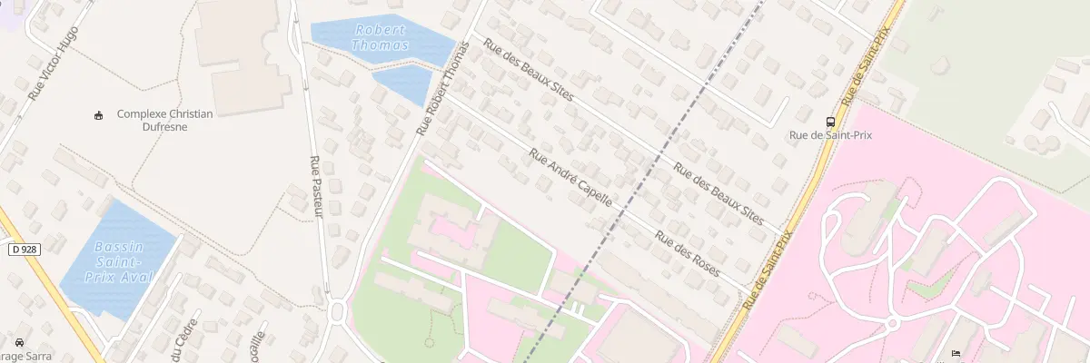 Plan du 12 Rue Andre Capelle à Saint-Prix
