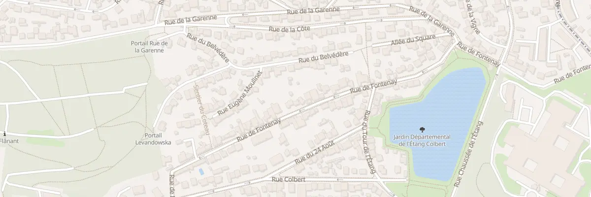 Plan du 55 Rue de Fontenay au Plessis-Robinson