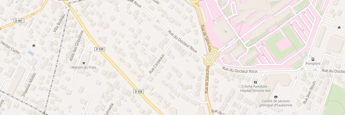 Plan du 4B Rue Carpeaux à Eaubonne