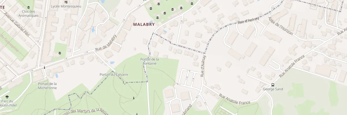 Plan du 8 Rue Amelie à Châtenay-Malabry