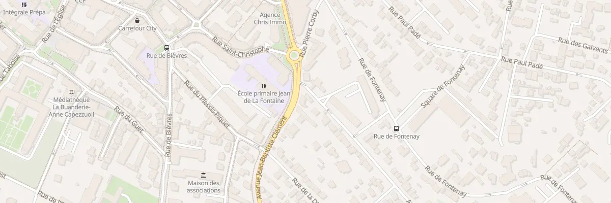 Plan du 27B Av Jean-baptiste Clément à Clamart
