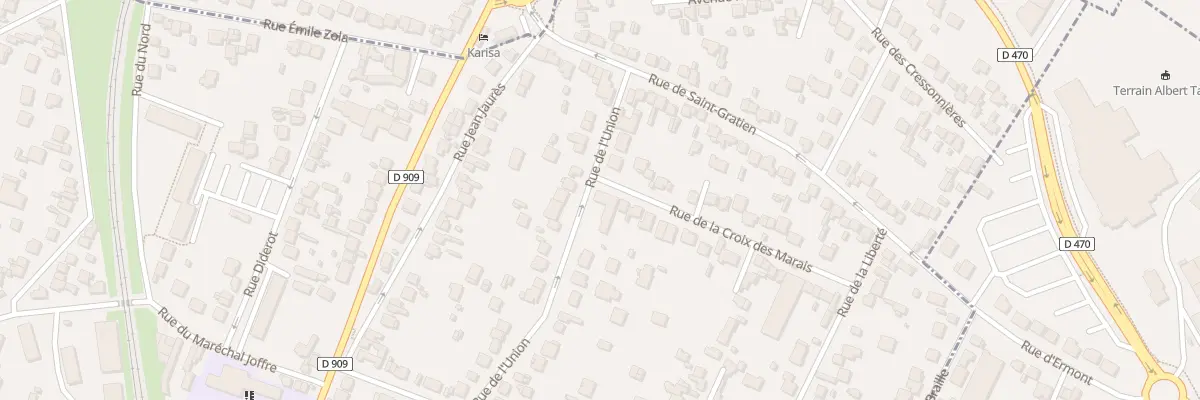 Plan du 2 Rue La Croix des Marais à Sannois
