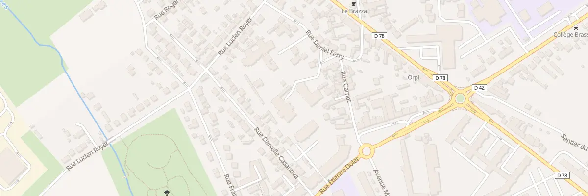 Plan du 1 Pl Carnot à Persan
