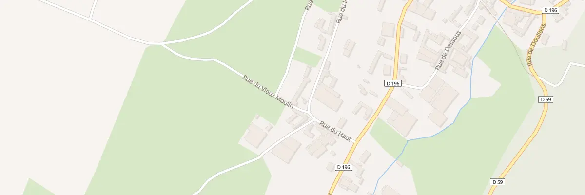 Plan du 1 Rue du Haut à Barly