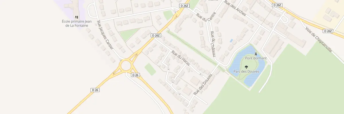 Plan du 6 Rue du Haras à Guibeville