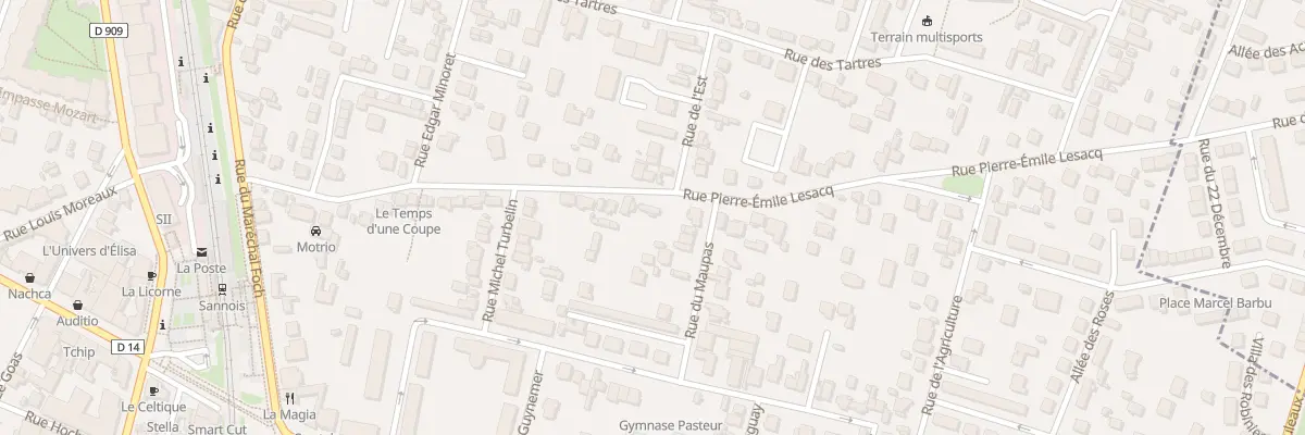 Plan du 38 Rue Pierre Emile Lesacq à Sannois