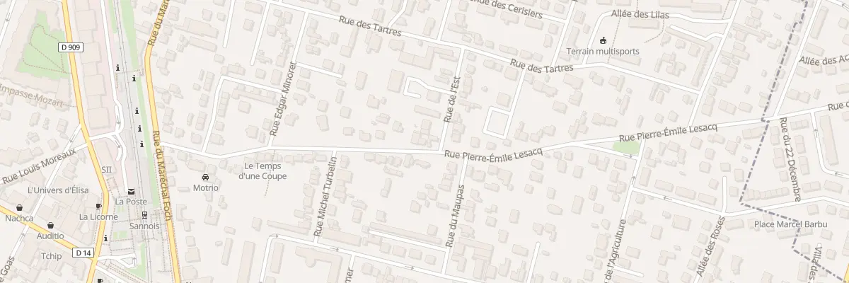 Plan du 19B Rue Pierre Emile Lesacq à Sannois