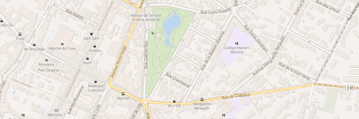 Plan du 2 Rue de Dormelles à Clamart