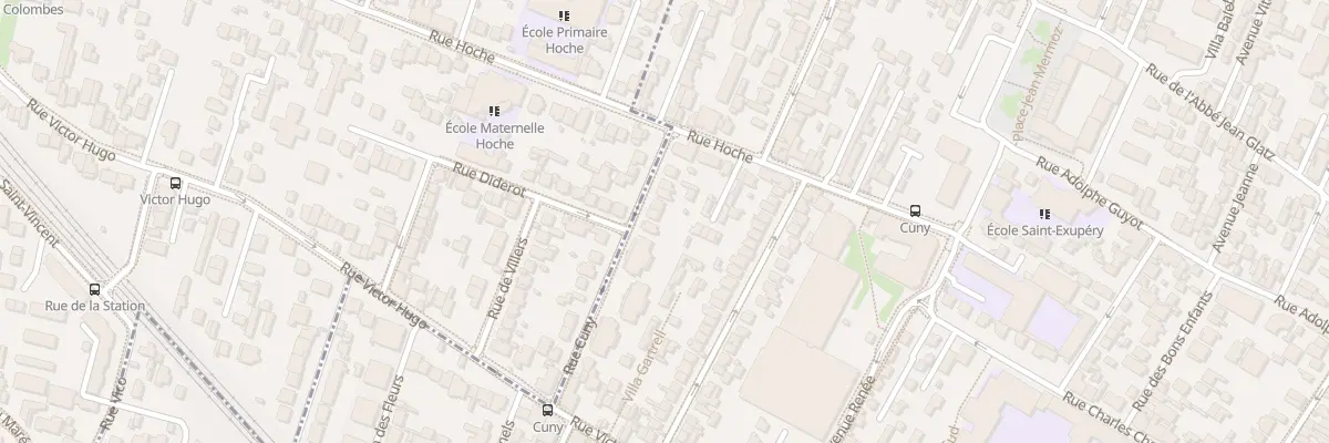 Plan du 18 Rue Cuny à Bois-Colombes