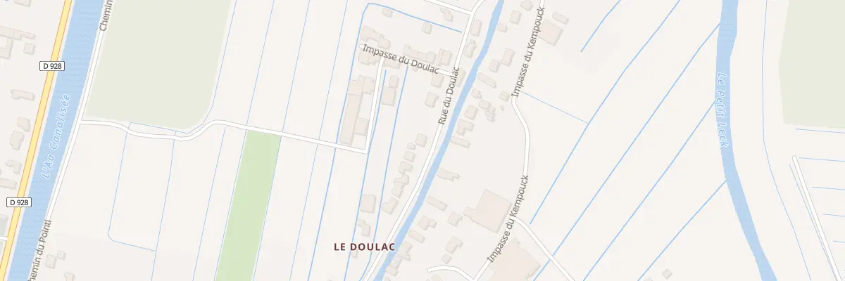 Plan du 40 Rue du Doulac à Saint-Omer
