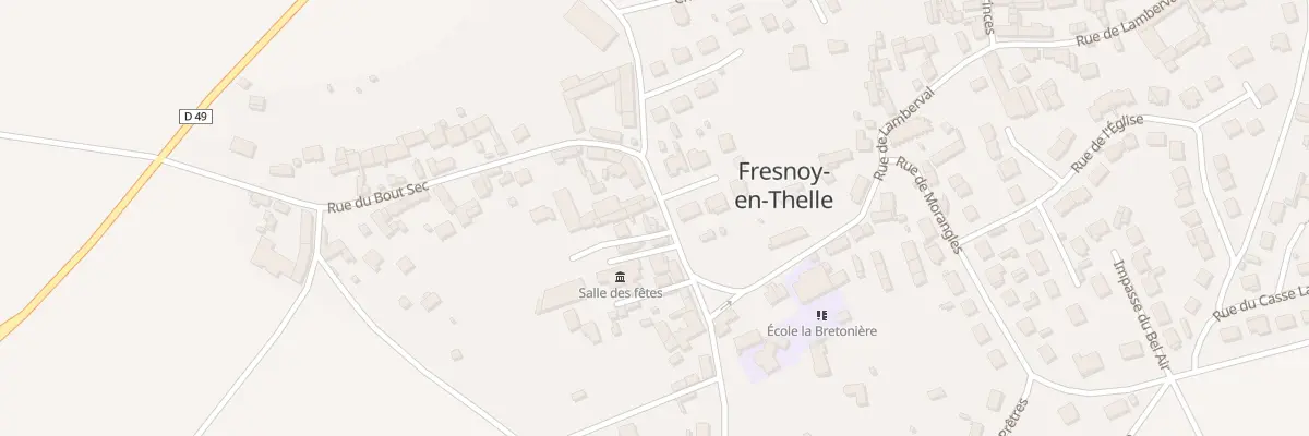 Plan du 6 Rue du Bout Sec à Fresnoy-en-Thelle