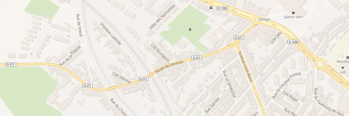 Plan du 96 Rue de Saveuse à Amiens
