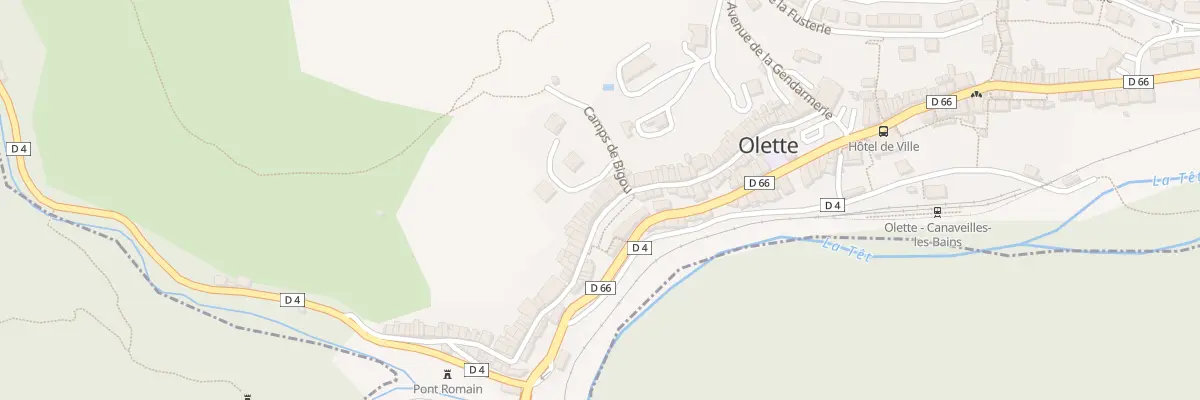 Plan du 83 Rue de la Liberation à Olette