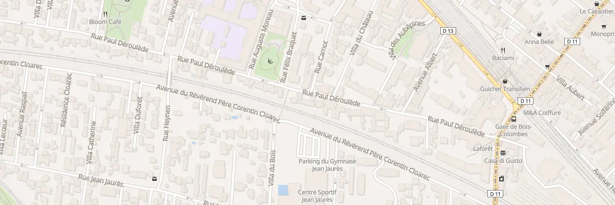 Plan du 45 Rue Paul Déroulède à Bois-Colombes