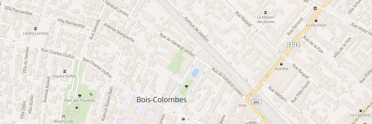 Plan du 57 Rue du Général Leclerc à Bois-Colombes