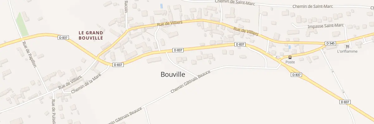 Plan du 9B Rte d’Etampes à Bouville