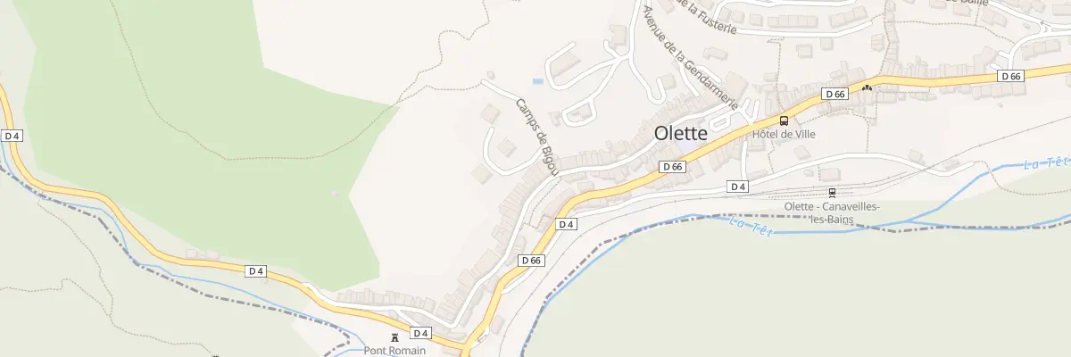 Plan du 85 Rue de la Liberation à Olette