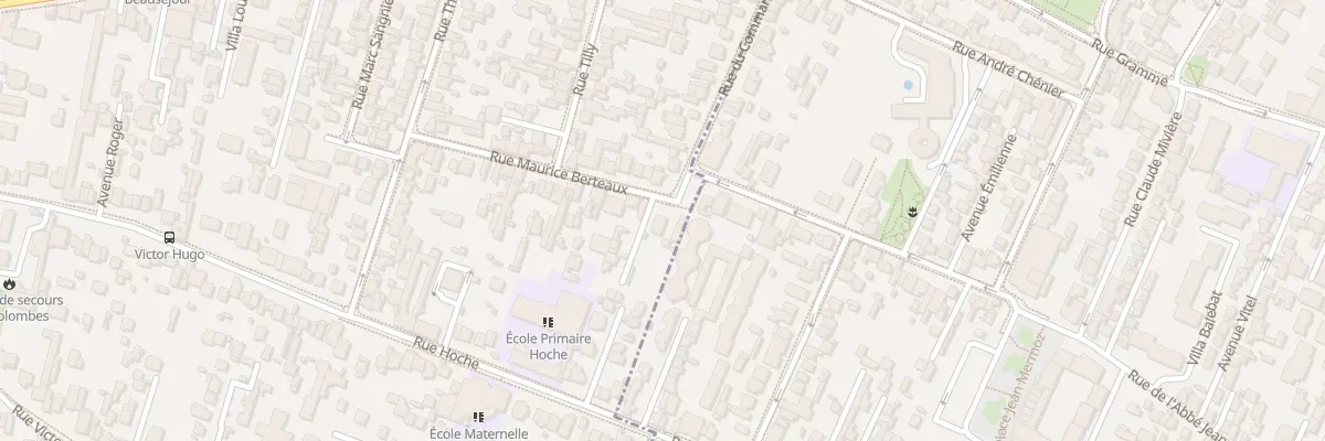 Plan du 60 Rue Maurice Berteaux à Colombes