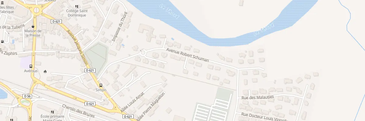 Plan du 286 Av Robert Schuman à Labruguière