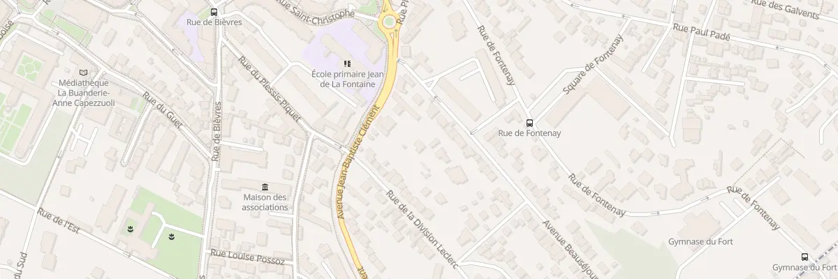 Plan du 10 Rue Louise Filleaux Tiger à Clamart
