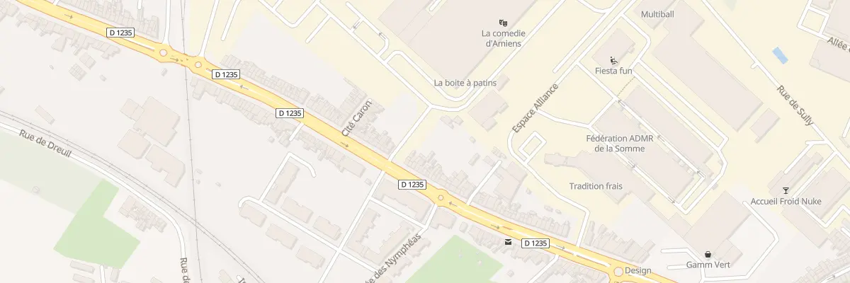 Plan du 118 Rue d’Abbeville à Amiens