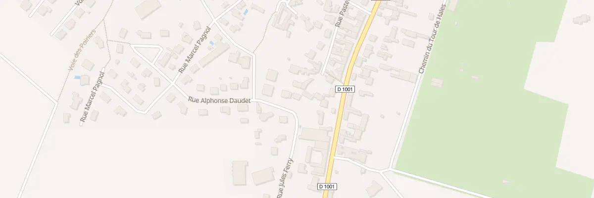 Plan du 13 Rue Jules Ferry à Dury