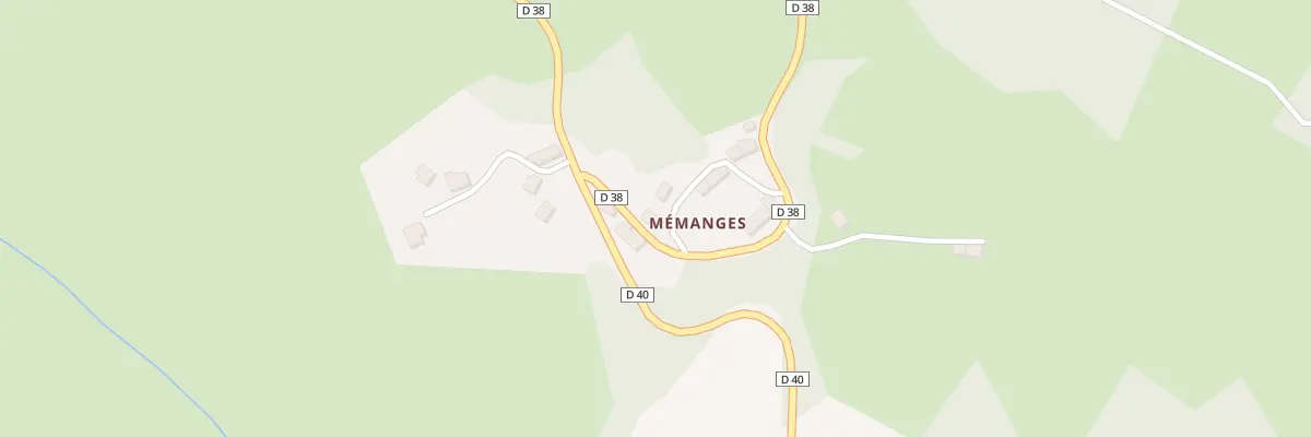 Plan du 17 Mémanges à Néoux