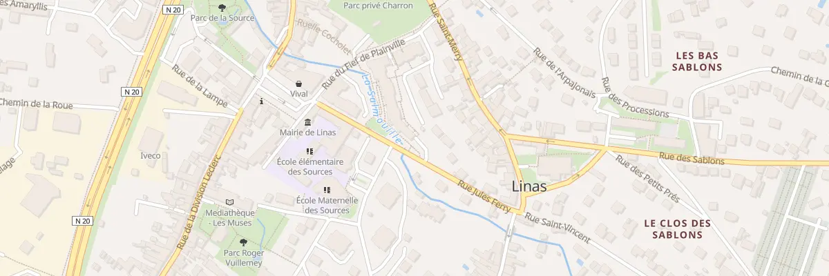 Plan du 7 Rue du Fief de Plainville à Linas