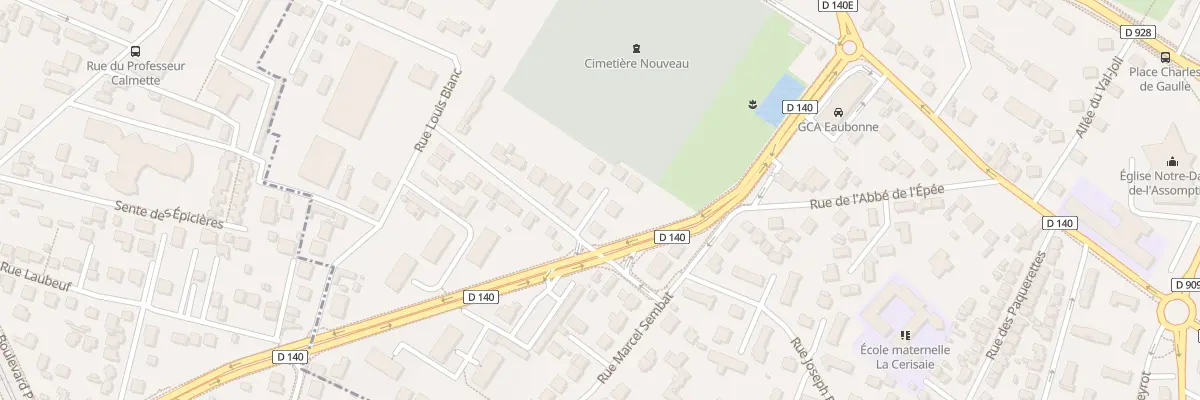 Plan du 6 All Raspail à Eaubonne