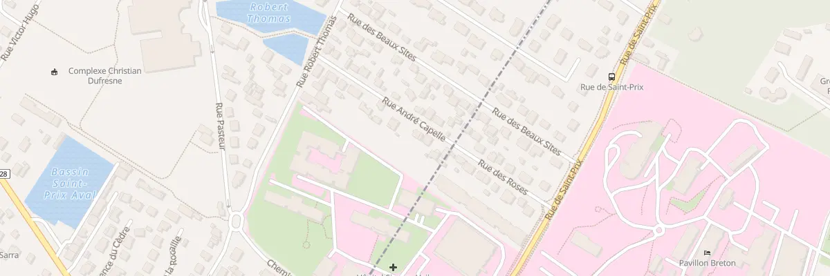 Plan du 16 Rue Andre Capelle à Saint-Prix