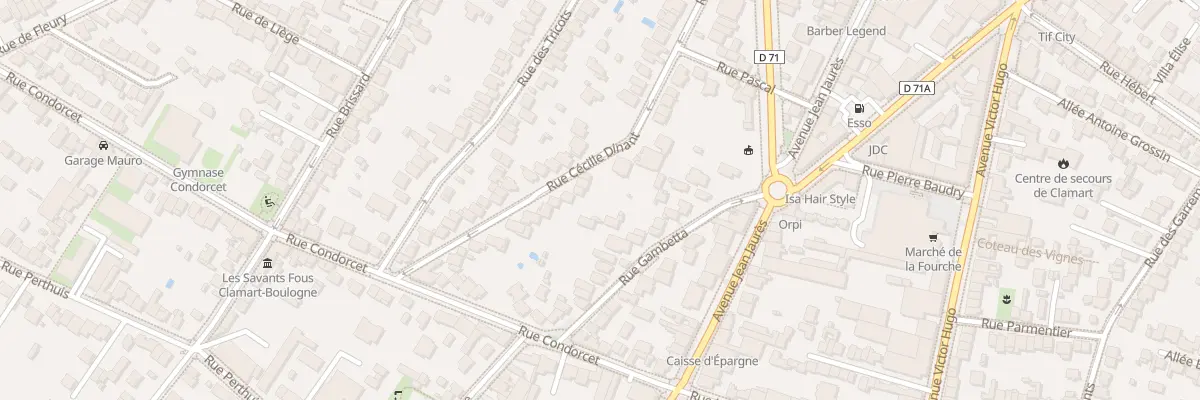 Plan du 24 Rue Cécille-dinant à Clamart