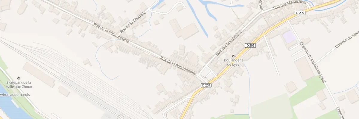 Plan du 150 Rue de la Poissonnerie à Saint-Omer