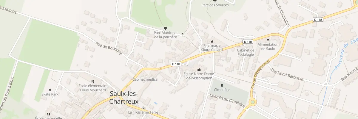 Plan du 30 Rue de la Division Leclerc à Saulx-les-Chartreux