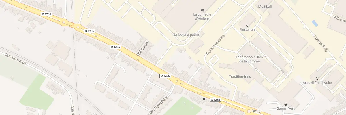 Plan du 116 Rue d’Abbeville à Amiens