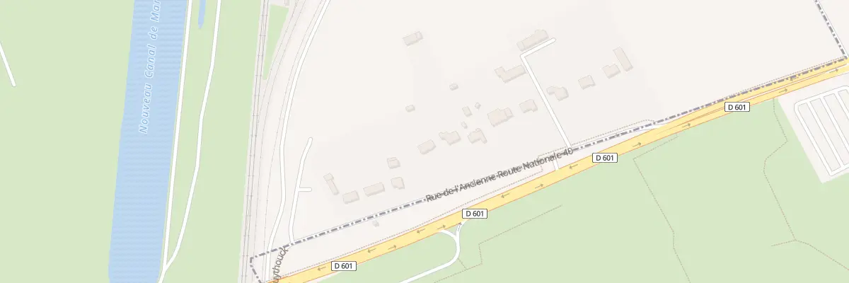 Plan du 216 Rue de l’Anc N 40 Mardyck à Dunkerque