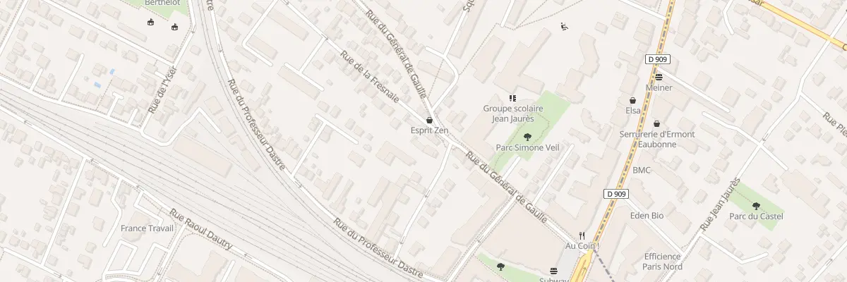Plan du 22 Rue de la Fresnaie à Ermont