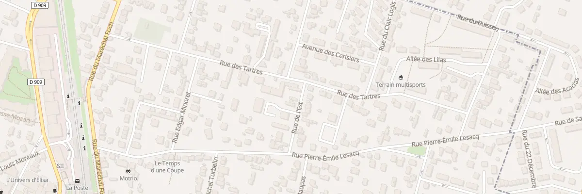 Plan du 13B Rue de l’Est à Sannois