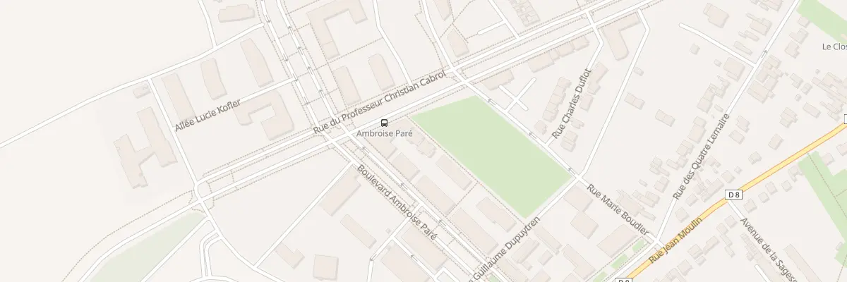Plan du 45 Rue du Prof Christian Cabrol à Amiens