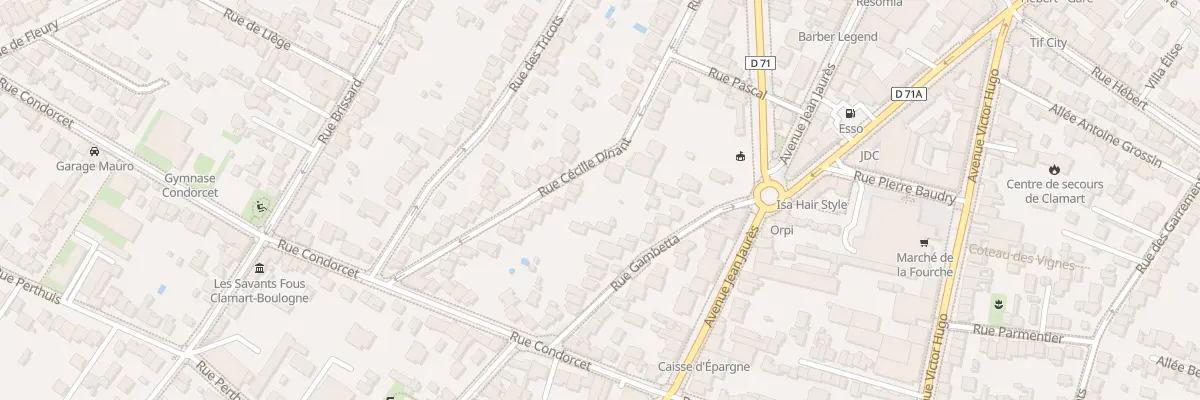 Plan du 26 Rue Cécille-dinant à Clamart