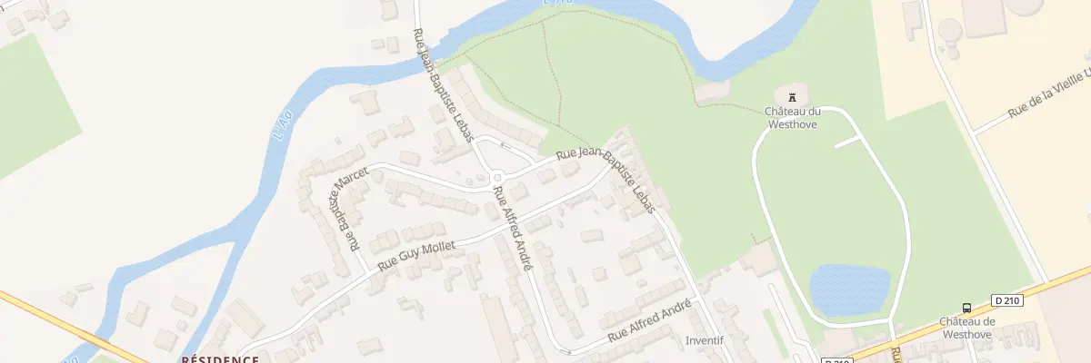 Plan du 25 Rue Jean - Baptiste Lebas à Blendecques