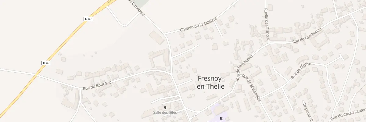 Plan du 3 Imp de la Ferme à Fresnoy-en-Thelle