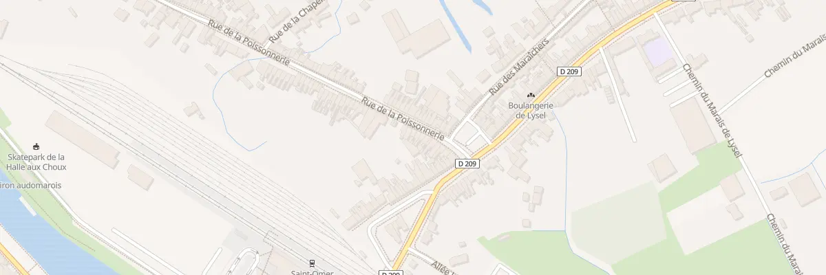 Plan du 147 Rue de la Poissonnerie à Saint-Omer