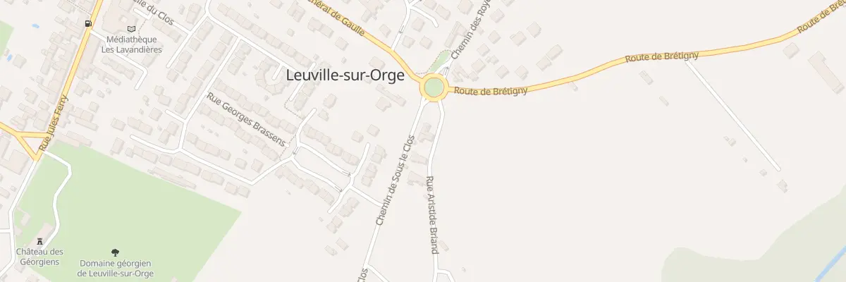 Plan du 6 Rue Aristide Briand à Leuville-sur-Orge