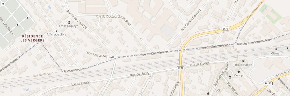 Plan du 3 Rue du Dr Zamenhoff à Issy-les-Moulineaux