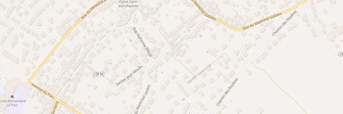 Plan du 23 Rue Alphonse Réault à Leuville-sur-Orge
